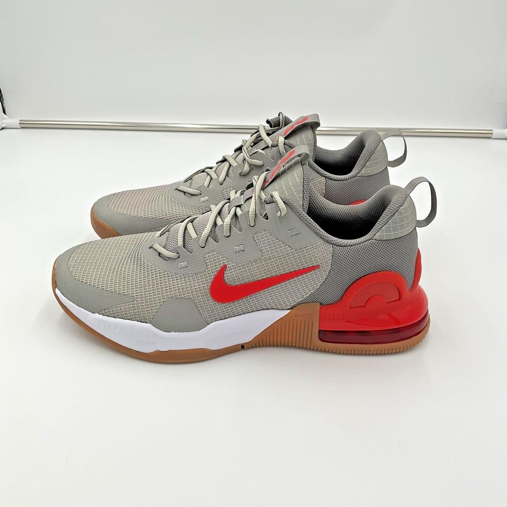 New Nike Air Max Alpha Trainer 5 Cobblestone Crimson Size 10 Sneakers DM0829 006